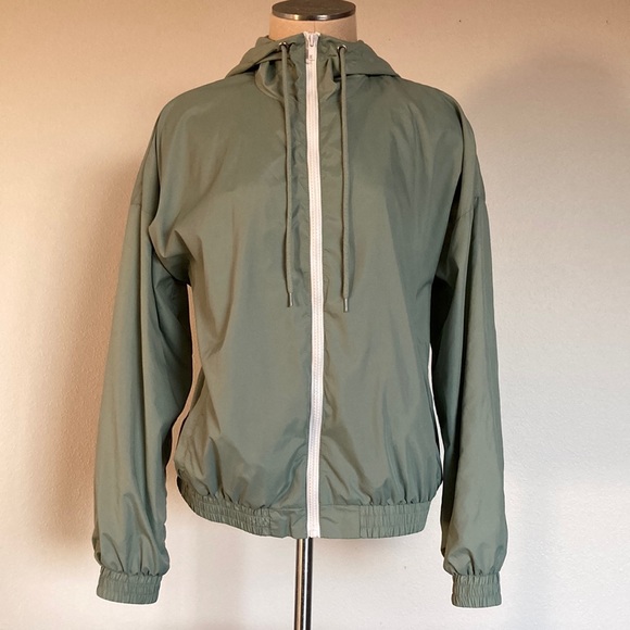 Pink Rose, S, smoky sage, full zip jacket, hood nwt - Picture 2 of 11